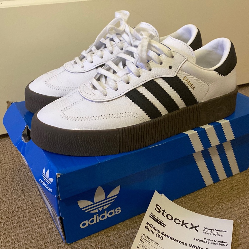 Adidas Sambarose White